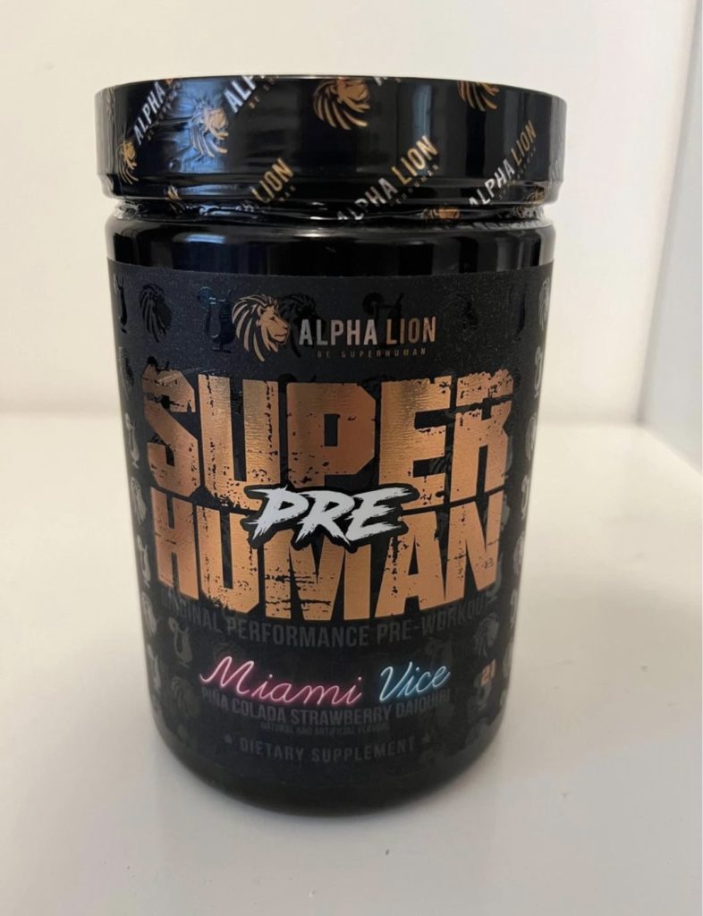 alpha lion pre workout review bottle