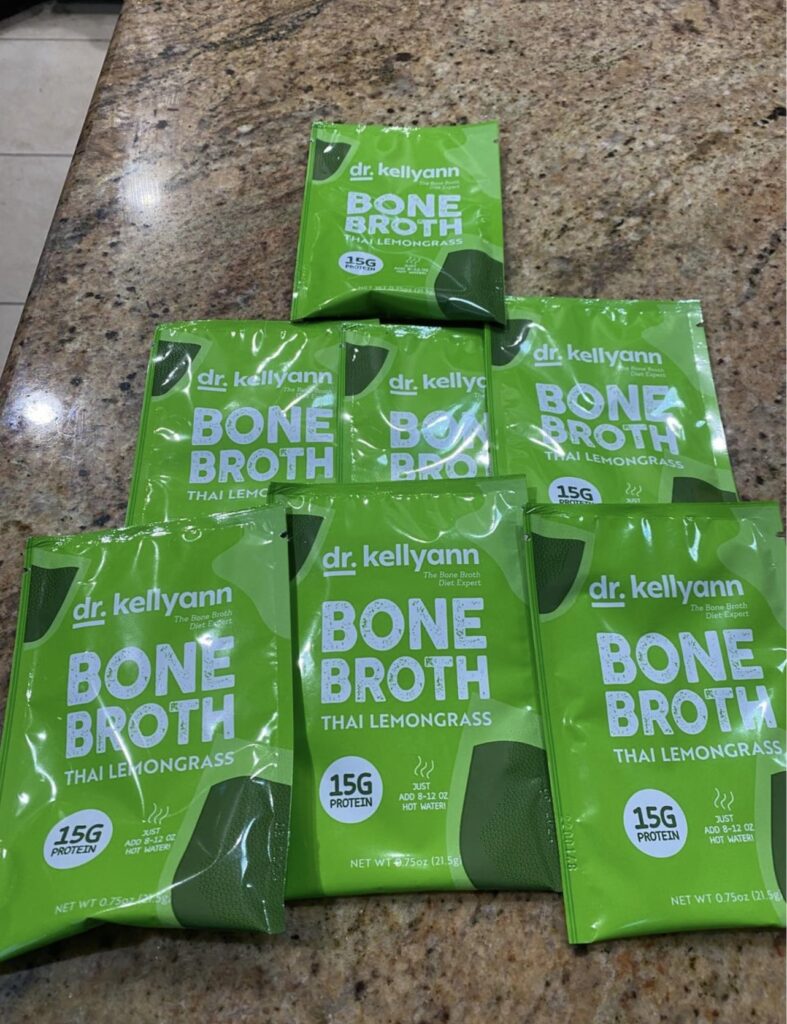 dr kellyann bone broth reviews - thai lemongrass packet