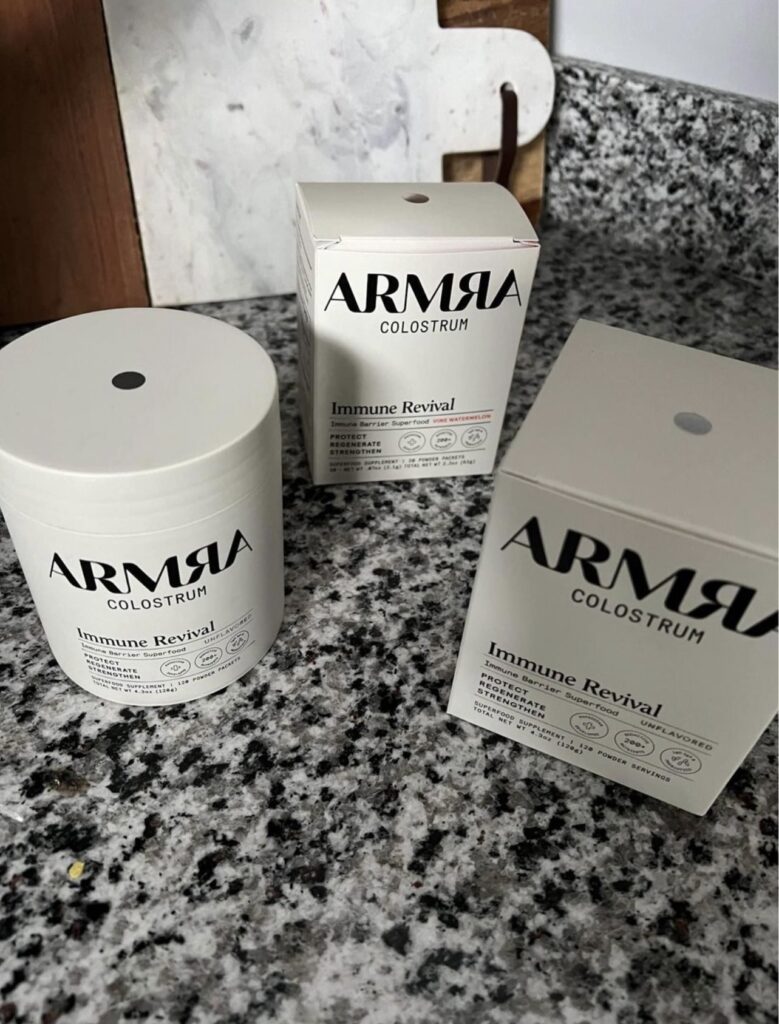 armra colostrum reviews product lineup picture